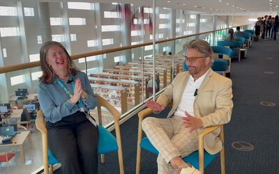 Cover image for “Guest: Adrienne Perry, CEO of the Omaha Public Library Foundation” on Making No Cents with Tom Sena